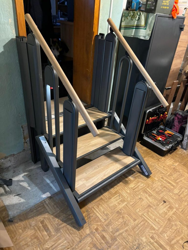 Flexstep als Treppe bei einem Kunden