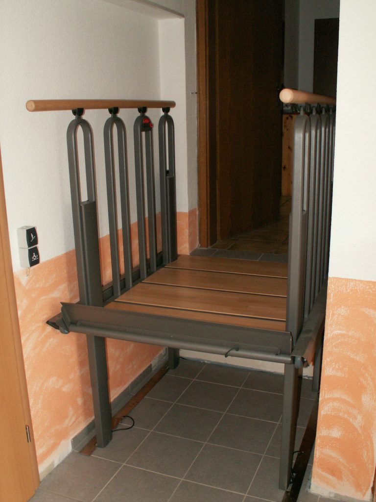 Dunkler Flexstep hochgefahren